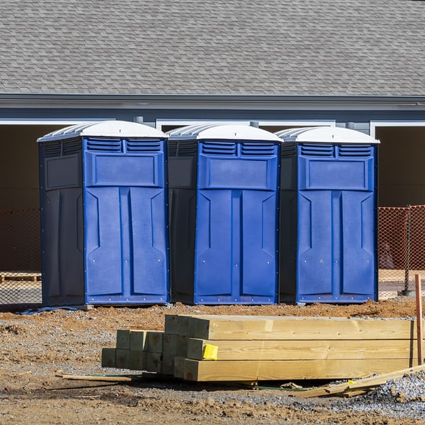 can i customize the exterior of the portable toilets with my event logo or branding in Parkland WI